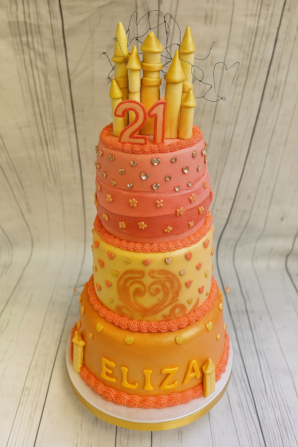 A_photograph_showcases_a_three-tiered_birthday_cak